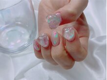 シェリーラメール 渋谷(cherielamer)/うるうる氷ネイル　￥9,500