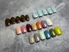 【丁寧なオフ&甘皮ケア込】ワンカラーニュアンスネイル