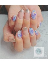 イロドリ(irodori)/雪の結晶ネイル