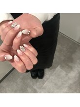 アンダーバーホワイトプラス 南海難波店(_WHITE+)/シンプルネイル