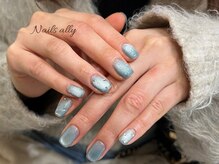 ネイルズアリー 立川店(Nails ally)/マグネット×グラデーション×夏