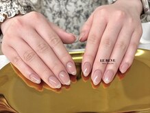 ルレーブ(LE REVE)/チークマグネットフレンチネイル