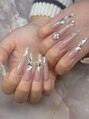 ライク(Like) ロングでも美フォルムネイル♪この長さはプラス1000円です
