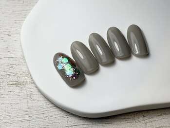 スパイス ネイルズ アンド スパ 玉川高島屋SC店(SPICE NAILS&SPA)/simpleアート ¥8800