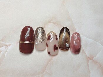 アルク バイ ネオリーブ 荻窪店(arc by neolive)/10月定額/ボルドー/ハート