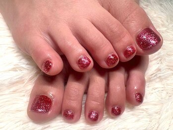 FOOT ラメ+ワンカラー