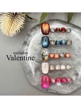 ネイルサロン ヴァレンタイン(nailsalon Valentine)/手と足派手めコース