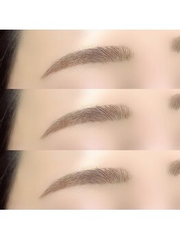 ヘアメイクアンク 春日原店の写真/【お子様連同伴OK★】圧倒的持続力☆モチが悪かった方に大好評!まつ毛パーマ＋眉毛スタイリング￥9800♪