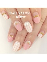 ネイルサロン グリッター(NAIL SALON glitter)/春ネイル