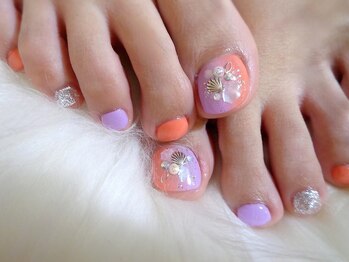 アミュリー ネイル アトリエ(Amury nail atelier)/ビタミン パステル ネオン