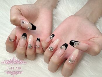 黒フレンチネイル！