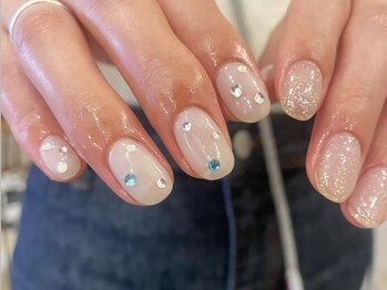 アイネイルズ 天神今泉店(I-nails)/【yuka.t】キラキラストーン