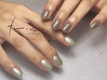 ツイン(twin.)/マグネットネイル×オプ有