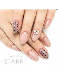 シースルー　ドット