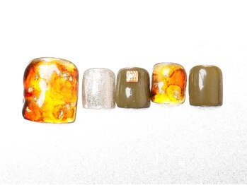 ジュノネイル(juno nail)/べっ甲フット