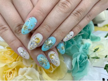 ディーネイル 天王寺(D-nail)/【田坂】冬ゴージャスネイル