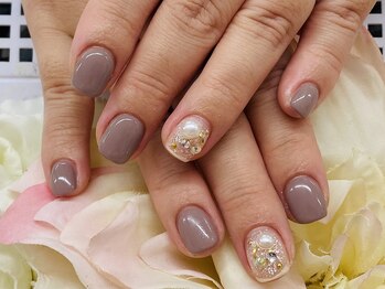 ダブルネイル(Double Nail)/【田中】シンプル冬ネイル