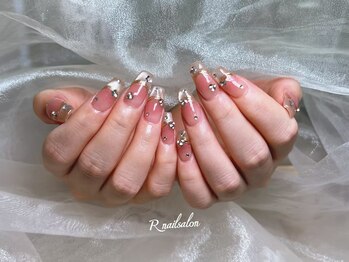 アール ネイルサロン/チップ長さだしデザイン¥10980