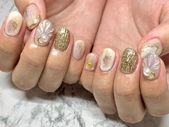 アズネイル 大宮(AZU NAIL)/貝殻ネイル