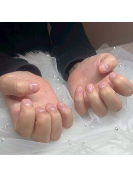 男性クリアネイル