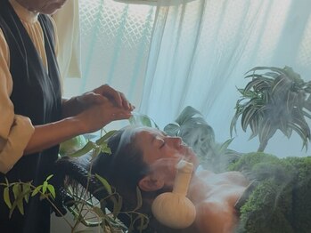 アロマ ルポ(AROMA REPOS)の写真/寝ながら受けられるよもぎ蒸し【ハマム浴】