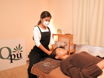キュープ 大分店(Qpu)の写真/【お悩みへ根本アプローチする小顔矯正専門サロンの本格ドライヘッドスパ!】で小顔+不調改善を同時に実現◎