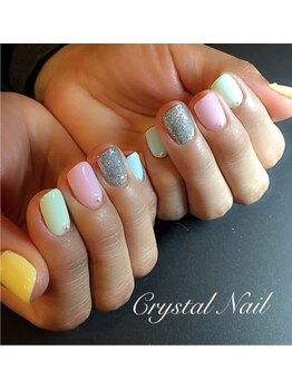 クリスタルネイル ボンベルタ橘店(CRYSTAL NAIL)/カラフルネイル