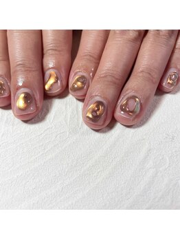 プリュネ(Prune)/ミラー/ブラウン/クリア