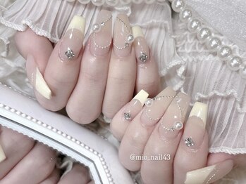 リンドネイル バイ モカ アンド ララ(Lind nail by moca and LaLa)/【mio】フレンチネイル