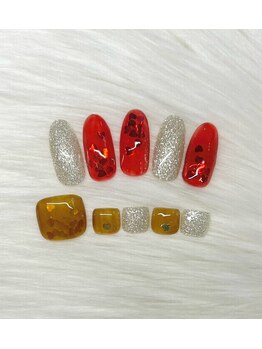 タムタムネイル 本厚木(Tam Tam Nail)/ハンドフットセット