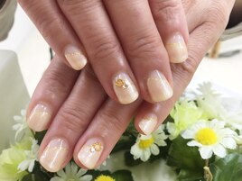 ヌーディカラー☆斜めフレンチ