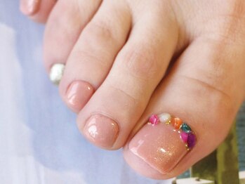 ベルビューティー(belle beauty)/Foot天然石ネイル