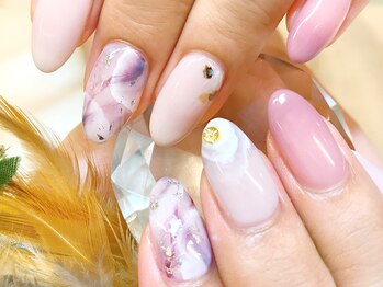 ネイルマジック 仙台一番町店(NAIL MAJIC)/手描きフラワーアート★オーダー