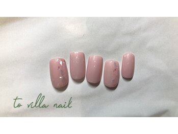 トゥ ビラ(to Villa)/春のシンプルネイル