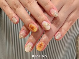 夏満喫♪ひまわりネイル♪