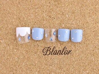 ネイルサロン ブランロール 三軒茶屋店(Blanl'or)/ＦＯＯＴ　しずくネイル☆