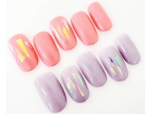 ネイルサロン クイール 小山店(NAIL SALON QUILL)/ワンカラー＋フィルム