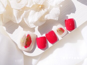 ネプチューン 自由が丘店(NEPTUNE)/フット 定額アート 8980円