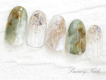 ラグジュアリーネイルズ オオミヤ(Luxury Nails Omiya)/ニュアンス*くすみデザイン
