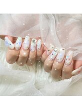 リンドネイル バイ モカ アンド ララ(Lind nail by moca and LaLa)/チークネイル