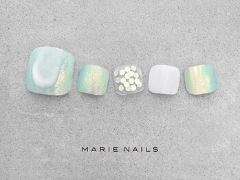 マリーネイルズ 横浜店(MARIE NAILS)/フット定額¥8,800 ミラー 0816b