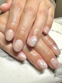 ホワイト(WHITE)/定額ネイル