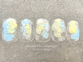 【ブルー×イエローもやもや】