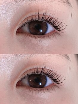 アイラッシュホーム チョコ(EYELASH HOME CHOKO)の写真/瞳に影を入れないまつげパーマ&パリジェンヌラッシュリフト♪ビューラーいらずのナチュラル可愛いお目元に
