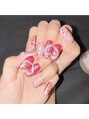 ネイルサロン マーチ おもろまち店(NAIL SALON MARCH) ツイードハートネイルすきです