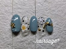 ネイル―ジュ 札幌大通店(nairouge*)の雰囲気（New☆夏プルメリアネイル♪）