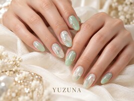 ミントグリーン×パール