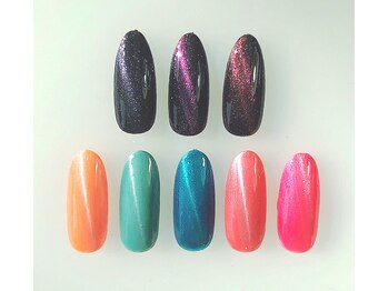 キャッツアイネイル☆サンプル