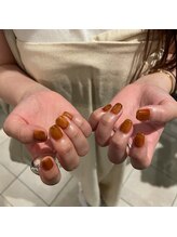 ネイルズ ララ(nails Lala)/キャメル。
