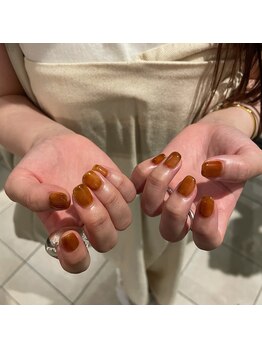 ネイルズ ララ(nails Lala)/キャメル。